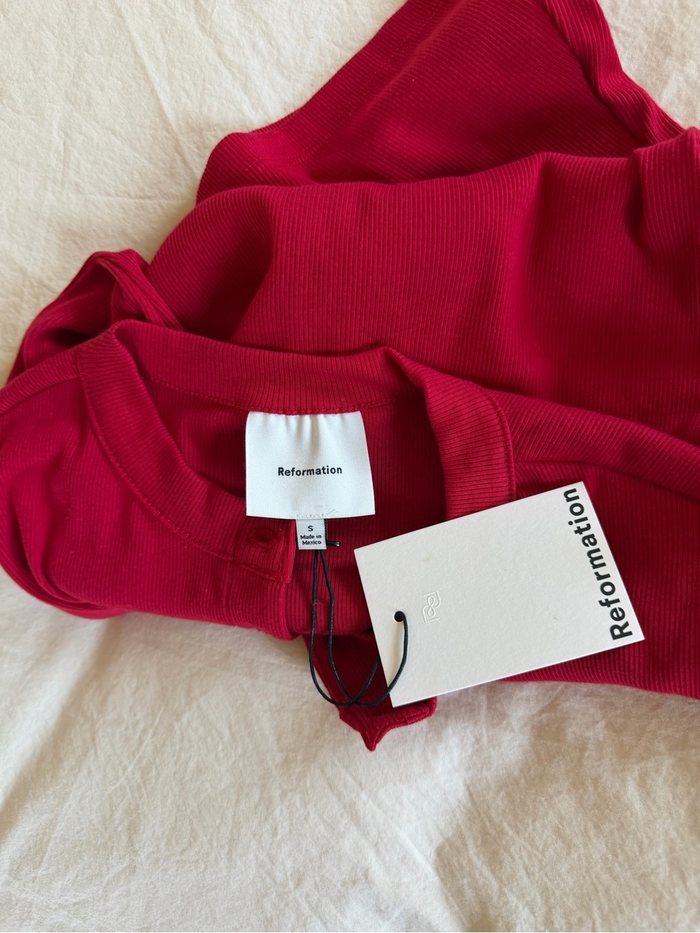 NWT Reformation Raelynn Knit Top - Picture 2 of 4